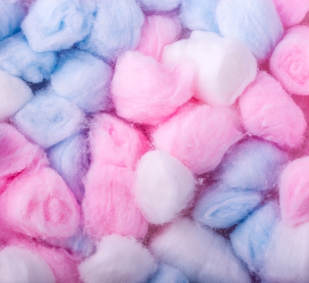 Cotton balls background