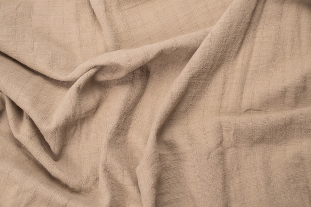 Photo cotton beige fabric pattern background