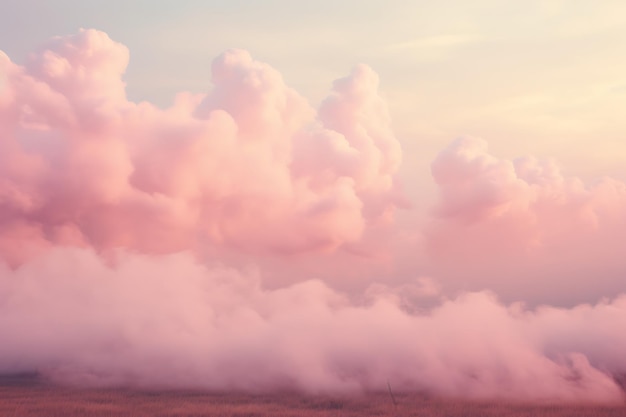 사진 목화 사탕 구름 파스텔 하늘 구름 사진
