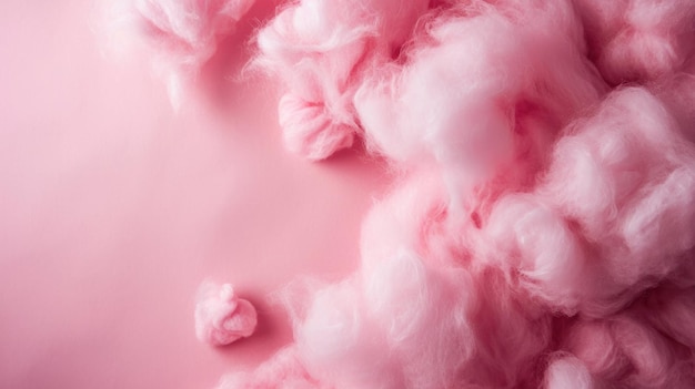 Cotton Candy Delight background with copy space