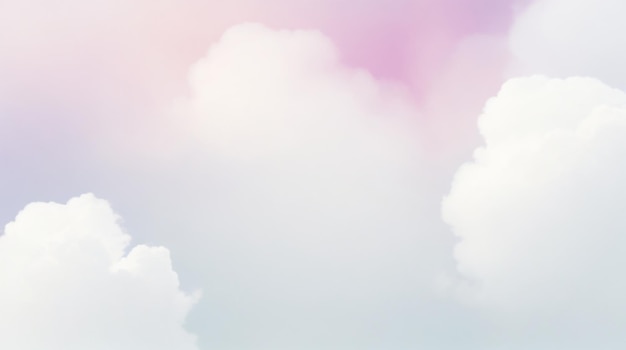 Photo cotton candy whispers abstract blur background in soft cotton candy colors