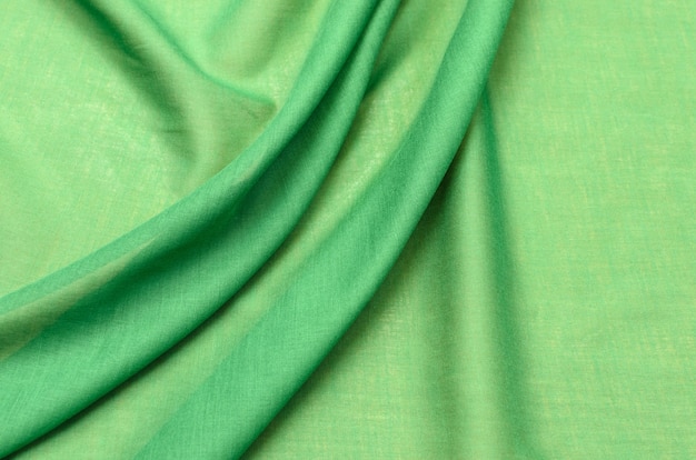 Cotton fabric cambric green