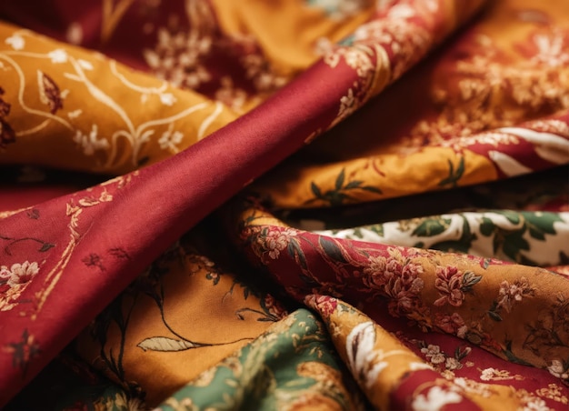 Photo cotton fabric with various patterns