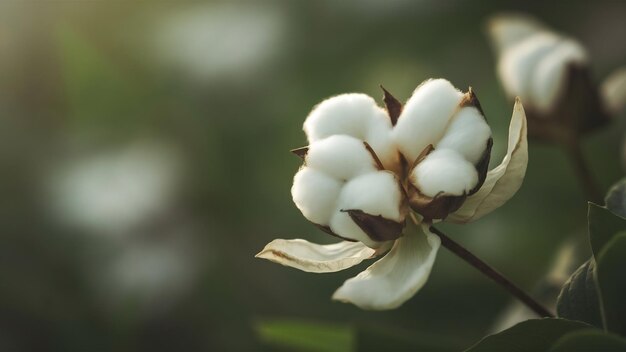 Cotton flowers