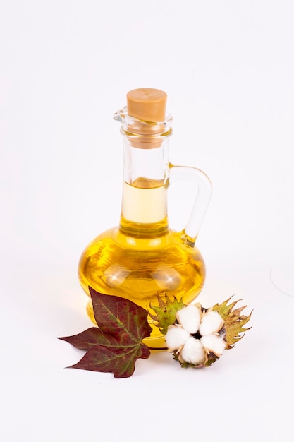 Cotton plant ball and cotton oil