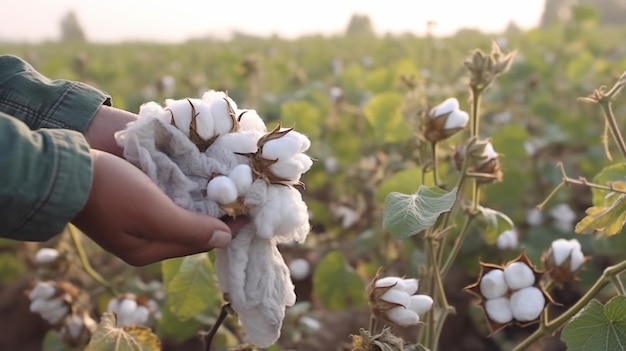 cotton plant HD 8K wallpaper Stock Photographic Image