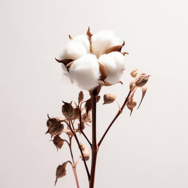 Photo cotton plant photos with full of fresh vibes and blooming moments