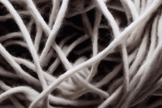 Cotton thread, ball of yarn