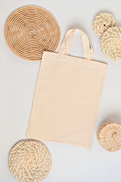 Cotton tote bag zero waste living, sustainability