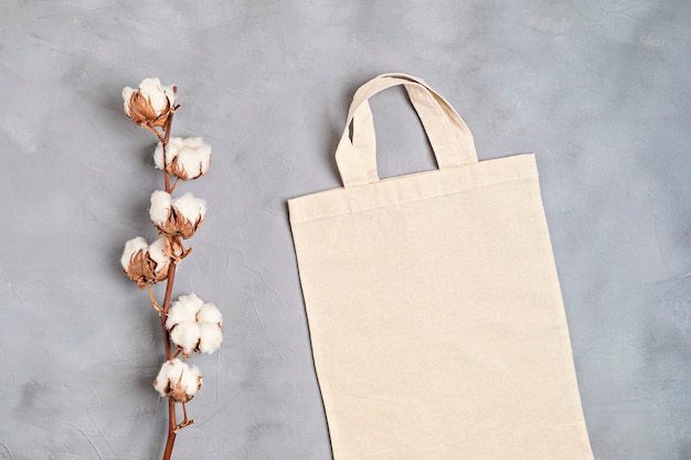 Cotton tote bag zero waste living, sustainability