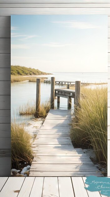 Cottongrass Poster A Tranquil Beach at Sunset