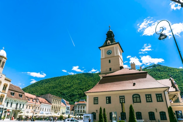 의회 광장 Brasov, Transylvania 랜드마크, 루마니아