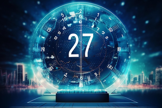 Countdown starting ending 2023 action schedule calendar clock