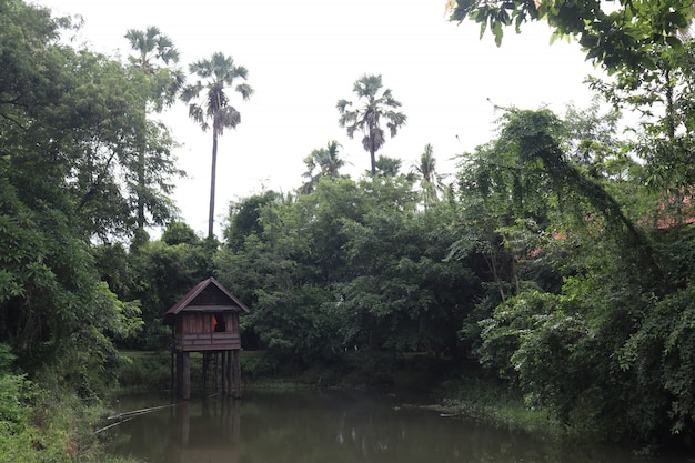 Foto tempio buddista del paese in nakhon phanom