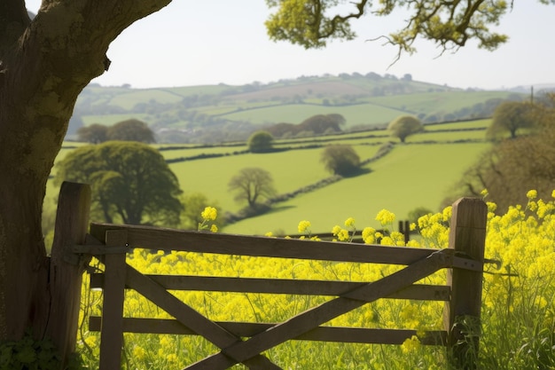 Country Fields Landscape