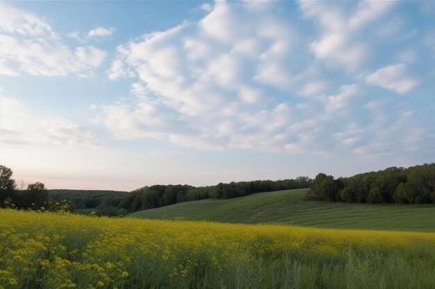 Country Fields Landscape