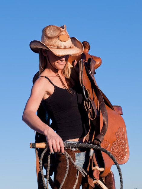 Country girl on the farm. Longmont, Colorado.