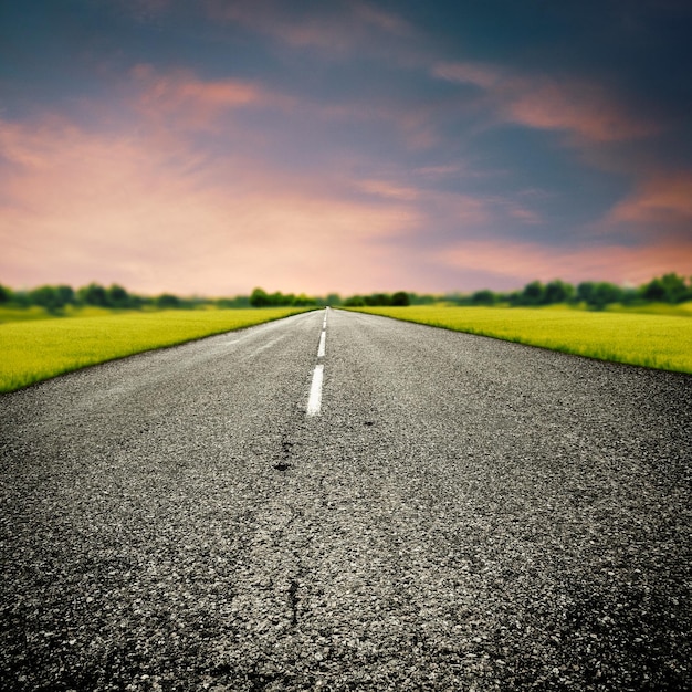 Country road abstract transportation and travel backgrounds