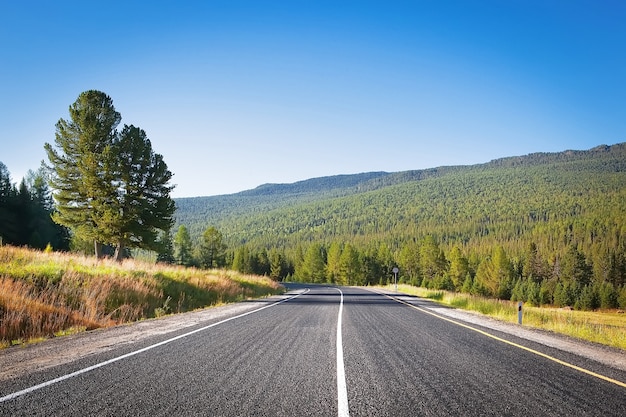 Country road Highway in the mountains