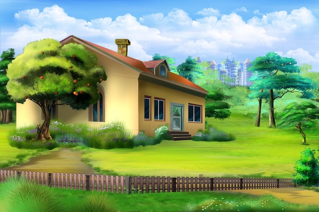 country side private house