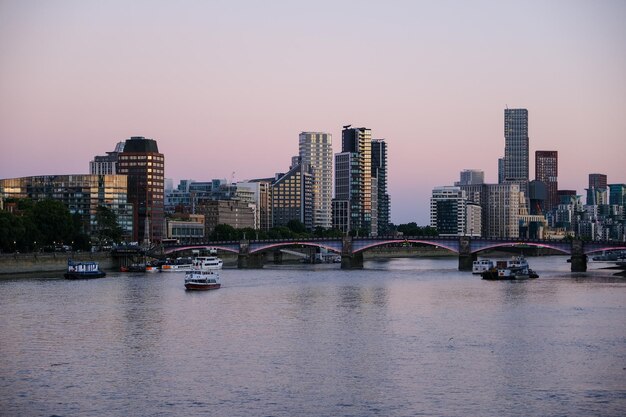 country skyline at sunset