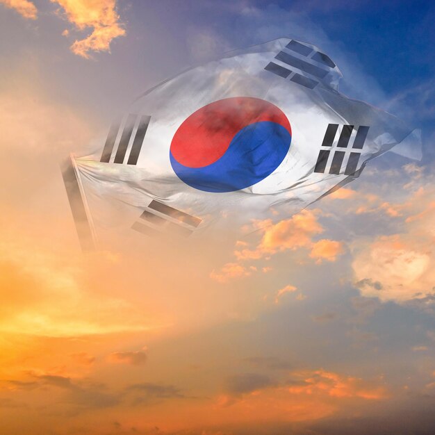 County of south_korea Flag world flag