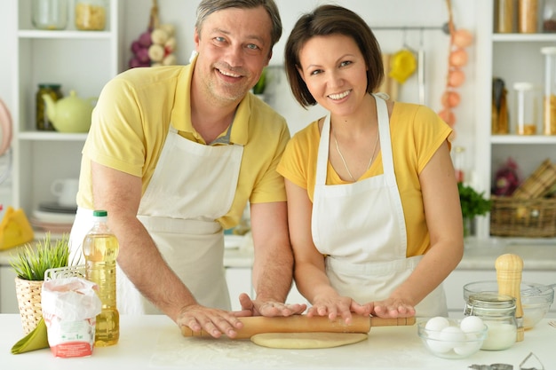 Couple baking