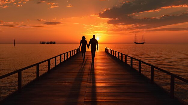 Photo couple on a beach