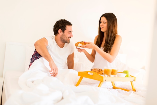 Couple in bed