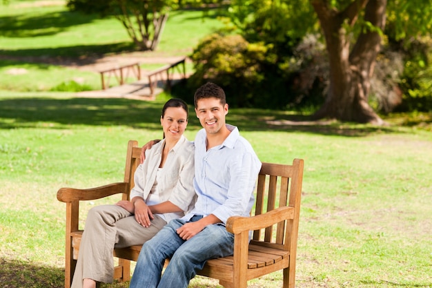 Couple on the bench