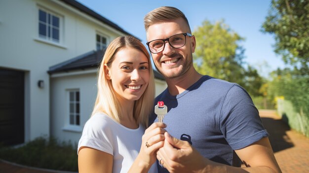 Photo the couple bought a new house