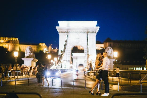 Couple in Budapest