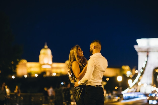 Couple in Budapest