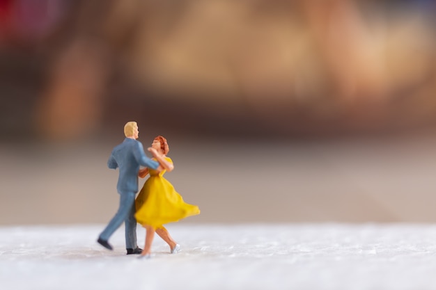 couple dancing on the floor, valentine's day concept