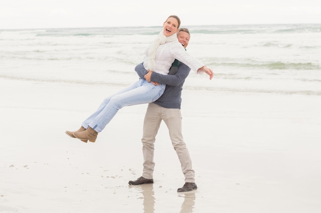 Couple enjoying a nice day out