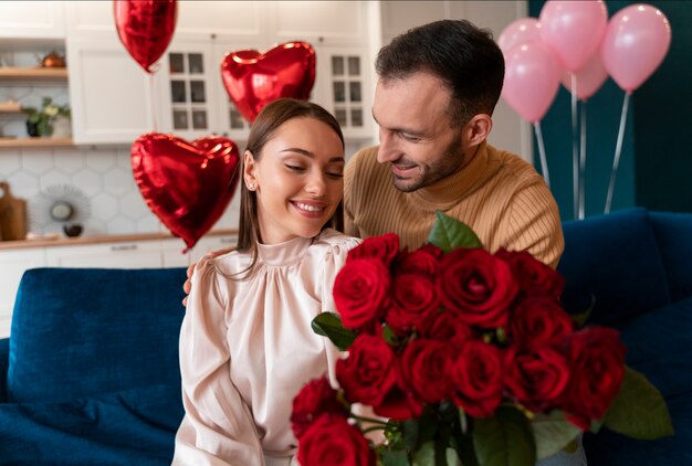 Coppia che si gode la festa di San Valentino