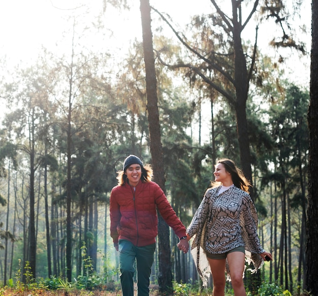 Couple Exploring Trip Holiday Concept