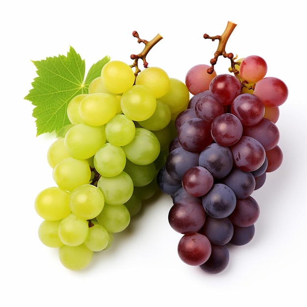 a couple of grapes that are next to each other