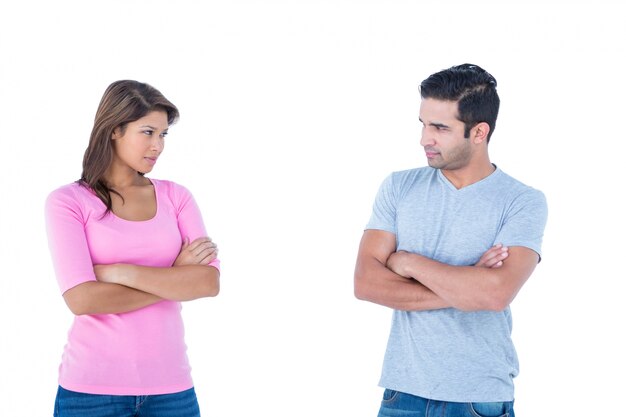 Couple having a dispute 