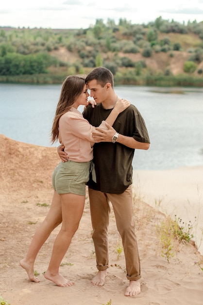 Couple having rest in nature