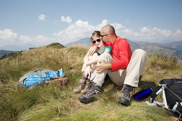 Couple of hikers