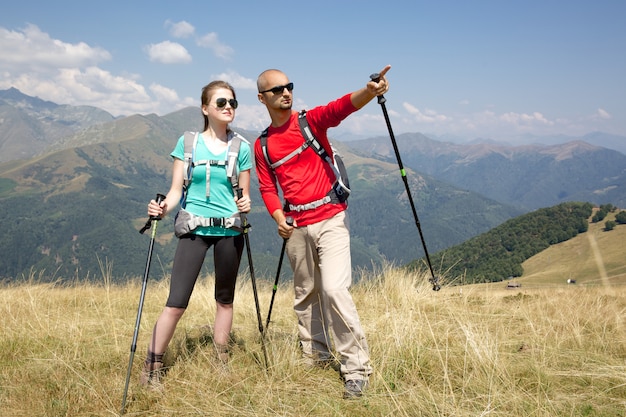 Couple of hikers