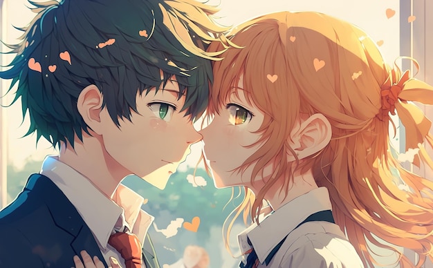 Anime Kiss wallpaper by Asia_Marie - Download on ZEDGE™