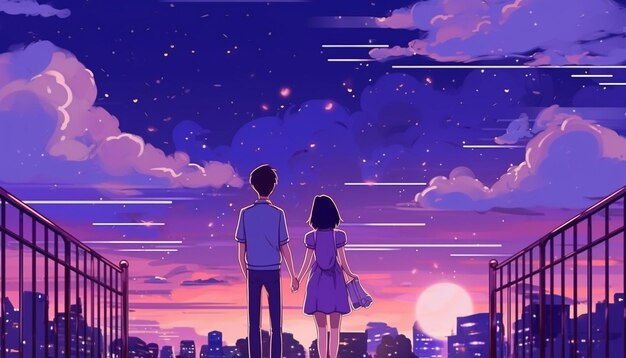 Anuj on aesthetic anime couple aesthetic HD phone wallpaper  Pxfuel