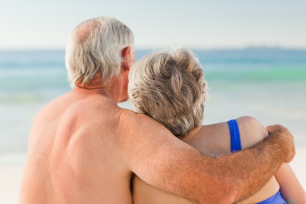 Couple looking at the sea