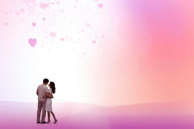 Photo couple in love beautiful desktop background