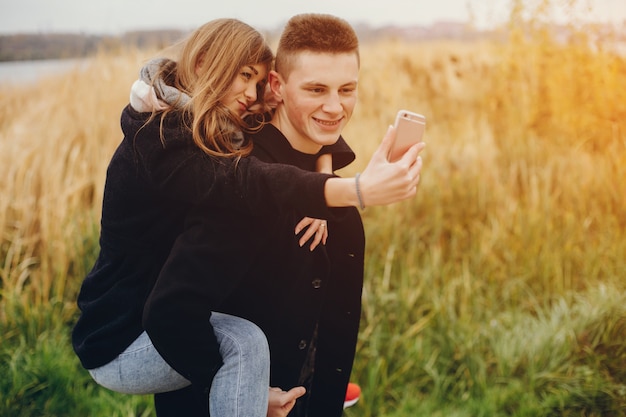 Couple in love