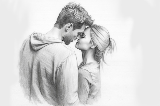 RomanticCouplePencilSketchesandDrawings  Pencil drawing pictures Romantic  couple pencil sketches Cute sketches