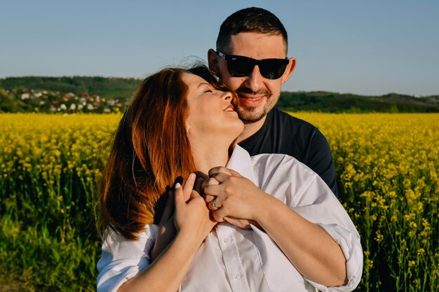 couple on the nature