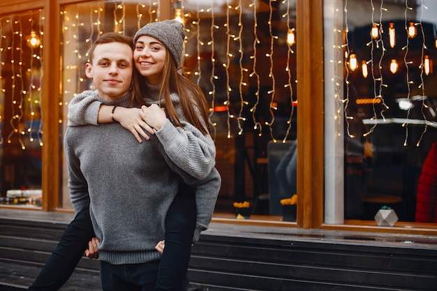 Couple near windows